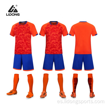 Soccer Soccer Sportswear Corta de manga corta Jersey de fútbol
